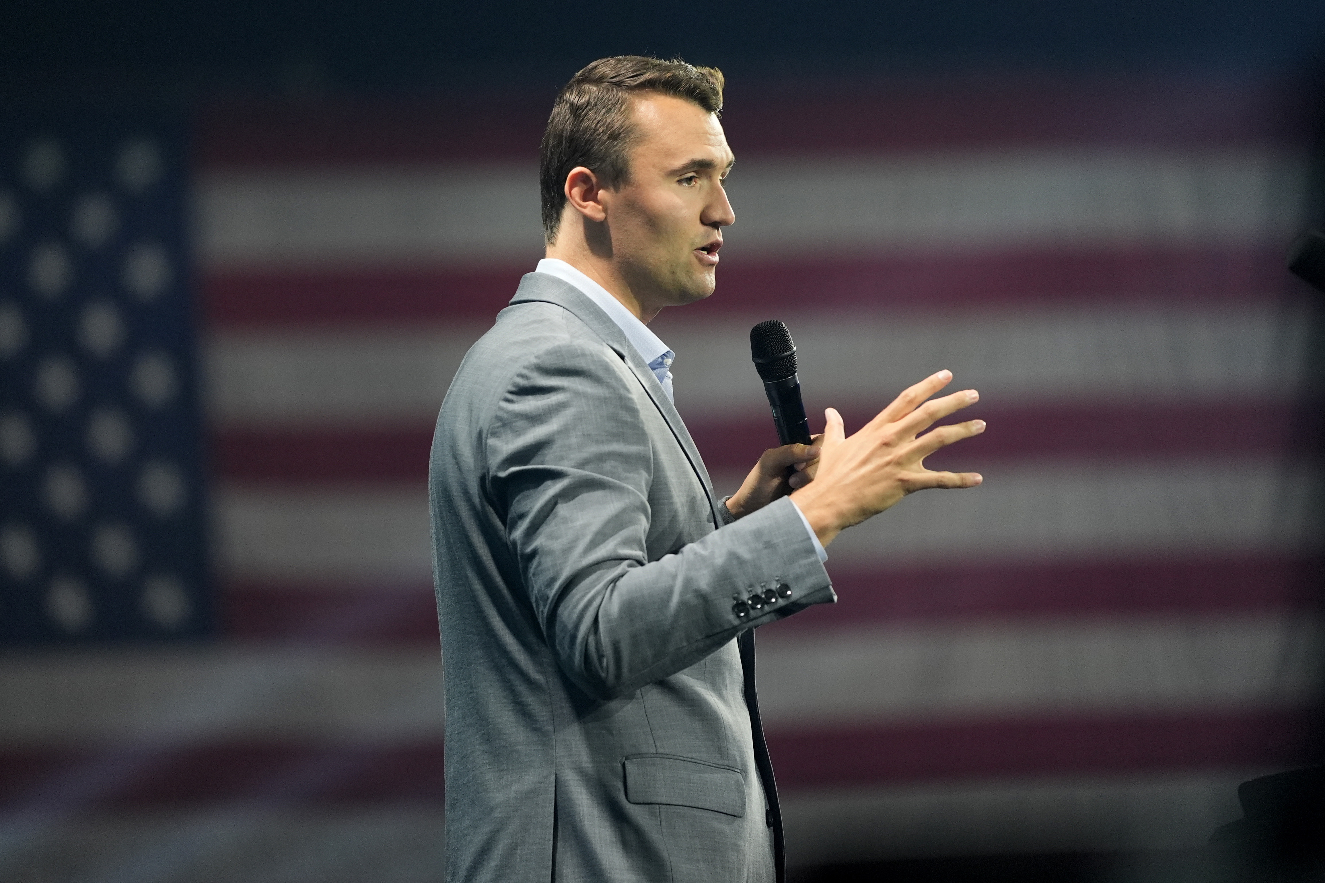 Charlie Kirk speaks at Turning Point